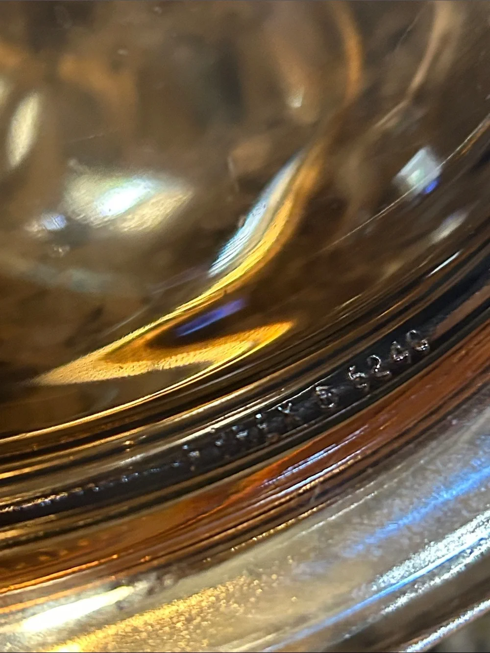 Vision Amber Glass Covered Casserole Dish - Microwave Stovetop Refrigerator Dish